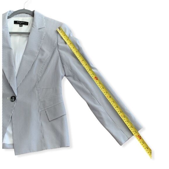 𝅺nine West Pin Striped Blazer - Picture 9 of 10